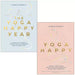 Hannah Barrett Yoga Collection 2 Books Set Yoga Happy (HB), Yoga Happy Year - The Book Bundle
