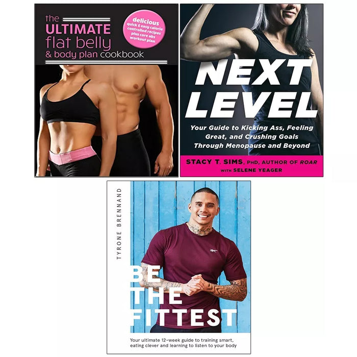 Ultimate Flat Belly Body Plan,Be the Fittest,Next Level Stacy T Sims 3 Books Set - The Book Bundle