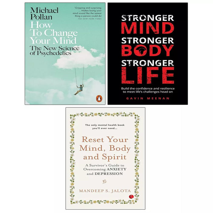 Reset Your Mind Body,How Change Your Mind,Stronger Mind,Body,Life 3 Books Set - The Book Bundle