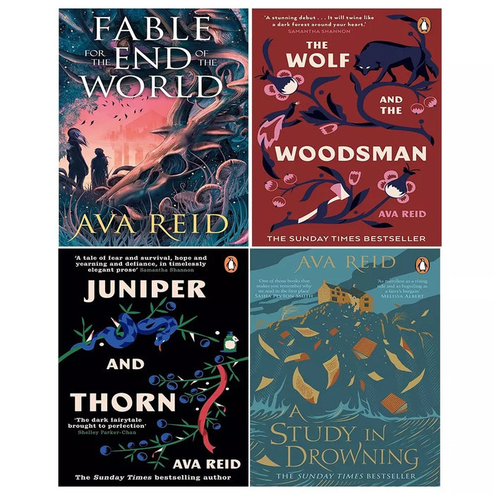 Ava Reid Collection 4 Books Set Juniper Thorn,Wolf Woodsman,Fable For End World - The Book Bundle