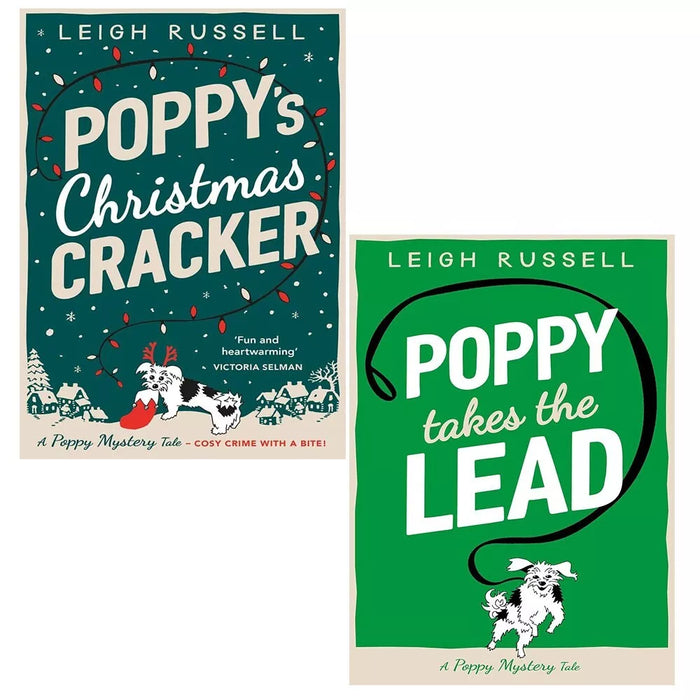 A Poppy Mystery Tale 2 Books Collection Set by Leigh Russell Christmas Cracker - The Book Bundle