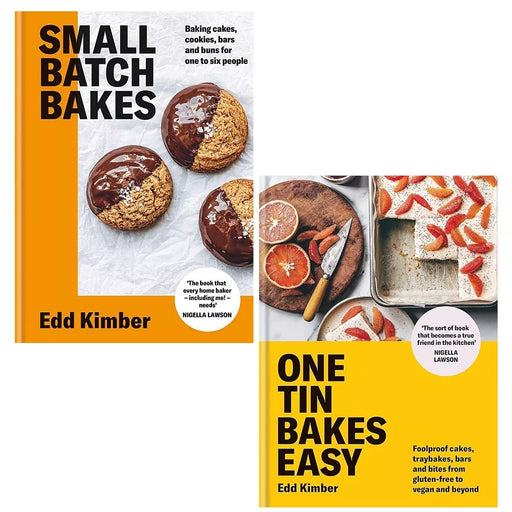 Edd Kimber Collection 2 Books Set Small Batch Bakes,One Tin Bakes Easy Hardcover - The Book Bundle