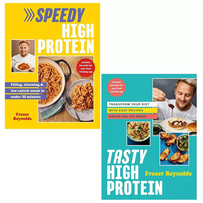 Fraser Reynolds Collection 2 Books Set Speedy High Protein, Tasty High Protein - The Book Bundle