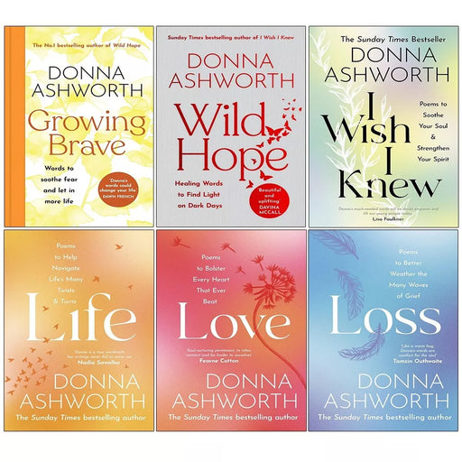 Donna Ashworth Collection 6 Books Set (Growing Brave, Wild Hope, I Wish I Knew, Love) - The Book Bundle
