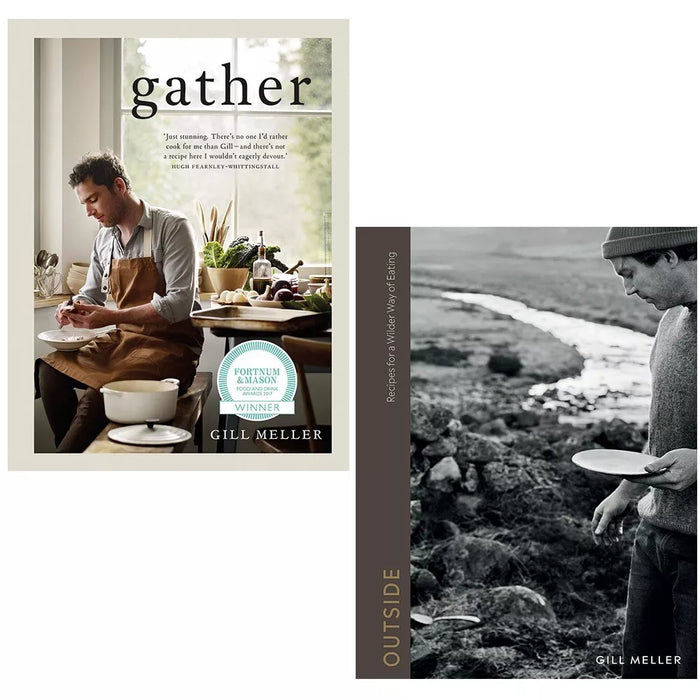 Gill Meller Collection 2 Books Set (Gather Simple Seasonal,Outside Hardcover) - The Book Bundle