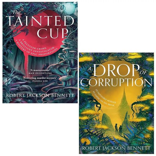Robert Jackson Bennett Collection 2 Books Set Tainted Cup,Drop of Corruption(HB) - The Book Bundle