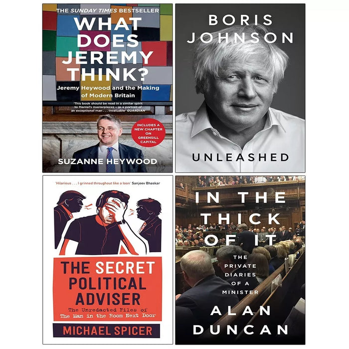 What Does Jeremy Think,In the Thick of It,Secret Political,Unleashed 4 Books Set - The Book Bundle