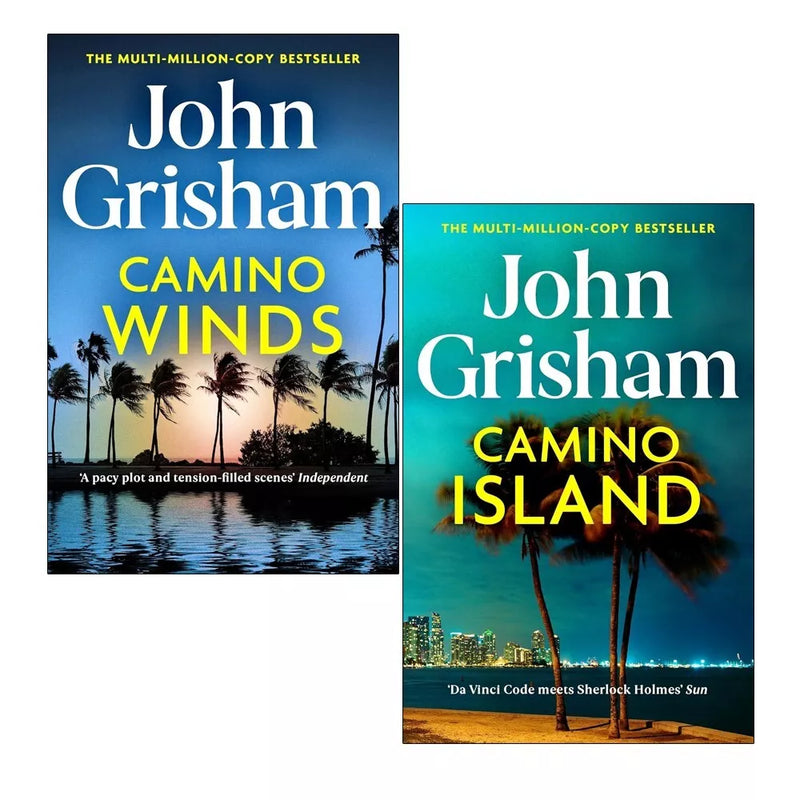 Camino Island Series 2 Books collection Set by John Grisham Camino Winds - The Book Bundle