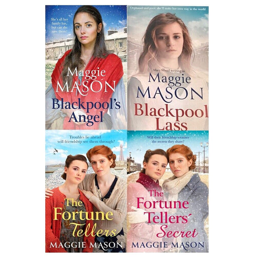 Maggie Mason Collection 4 Books Set Blackpool Lass, Fortune Tellers Secret - The Book Bundle
