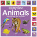 My First Tabbed Board Book 3 Books Set by DK My First Animals, Words, Colours - The Book Bundle