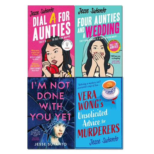 Jesse Sutanto Collection 4 Books I’m Not Done With You Yet, Dial A For Aunties - The Book Bundle