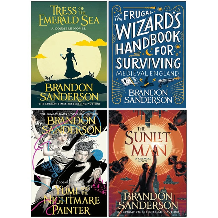 Secret Projects Series 4 Books Collection Set By Brandon Sanderson Tress of the Emerald Sea - The Book Bundle