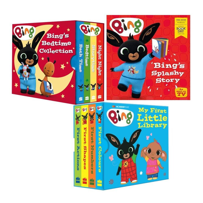 Bing Bedtime Collection, Bing My First Little Library 8 Books Set With Bing WBD - The Book Bundle