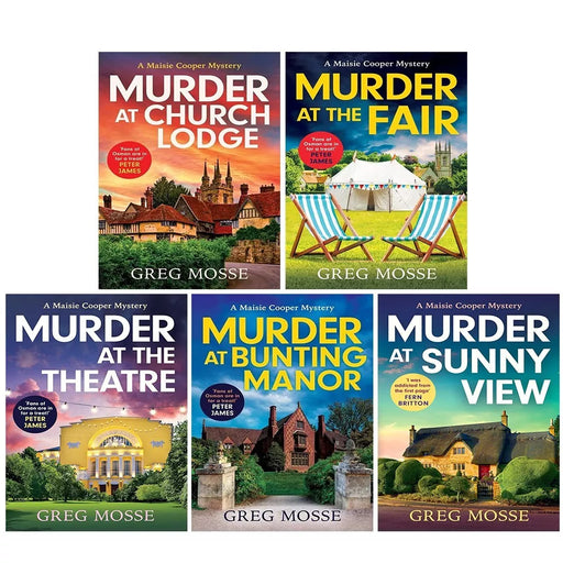Maisie Cooper Mystery Series 5 Collection Books Set by Greg Mosse Murder - The Book Bundle
