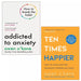 Owen O'Kane Collection 2 Books Set (Addicted to Anxiety, Ten Times Happier) - The Book Bundle