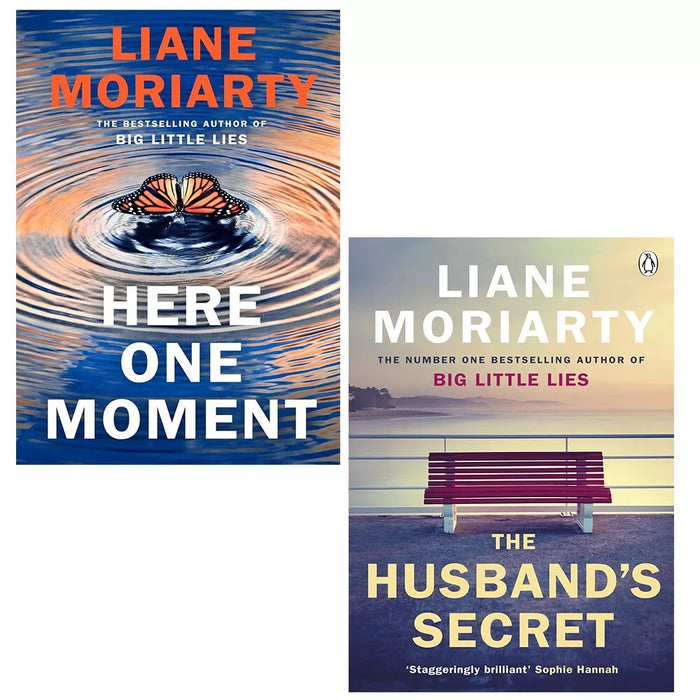 Liane Moriarty Collection 2 Books Set Here One Moment (HB), Husband's Secret - The Book Bundle