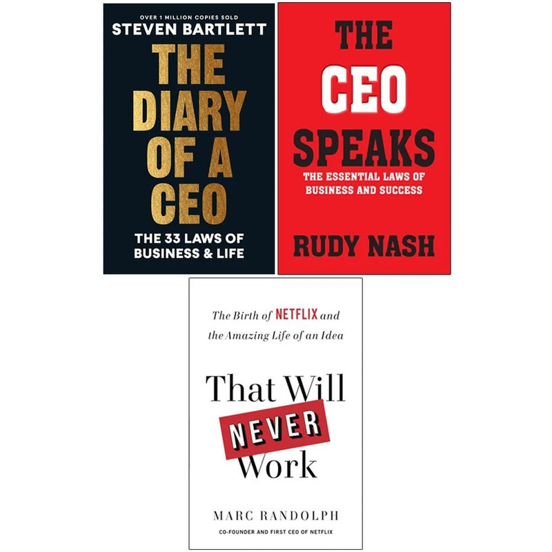 Diary of a CEO 3 Books Collection Set by Elon Musk - Non Fiction - Paperback
