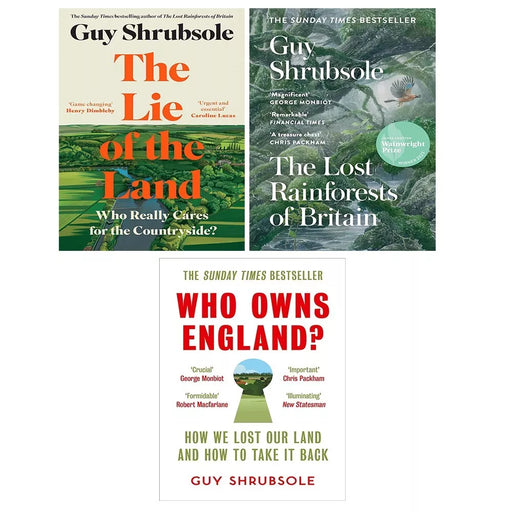 Guy Shrubsole Collection 3 Books Set (Who Owns England,Lost Rainforests of Britai) - The Book Bundle