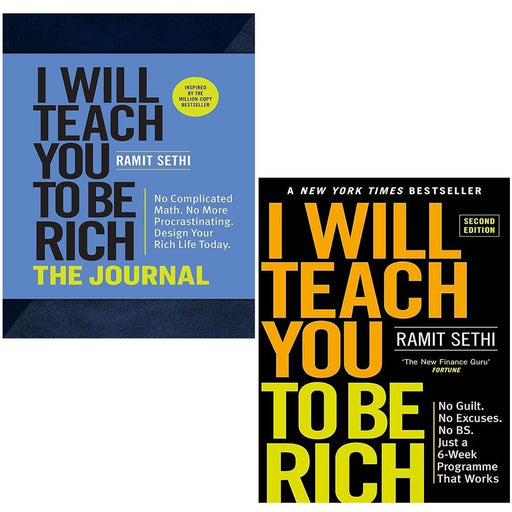 Ramit Sethi Collection 2 Books Set I Will Teach You to Be Rich,No guilt,no excus - The Book Bundle