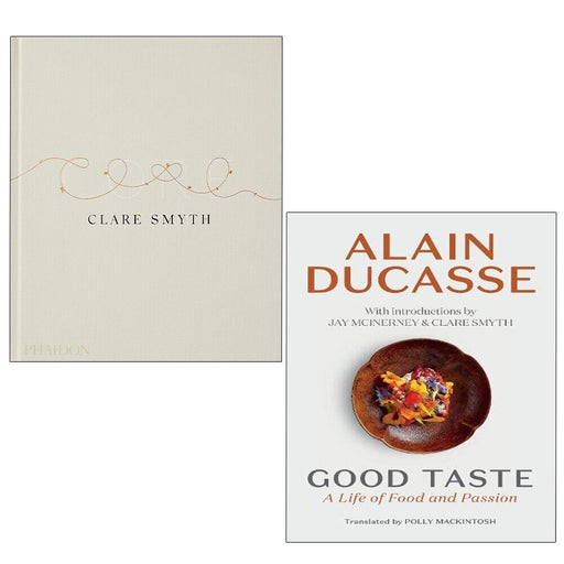 Core Clare Smyth, Kieran Morris, Good Taste Alain Ducasse 2 Books Set Hardcover - The Book Bundle