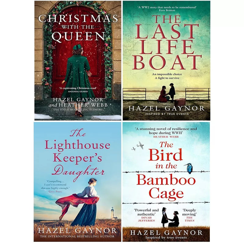 Hazel Gaynor Collection 4 Books Set Bird in Bamboo Cage,Christmas with Queen - The Book Bundle