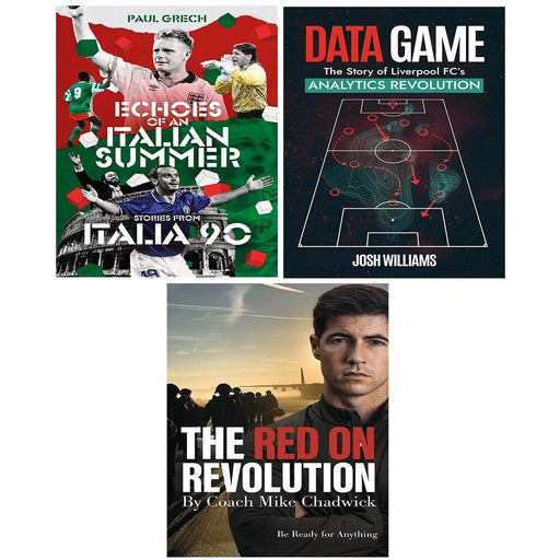 Data Game, Echoes of an Italian Summer Paul Grech, Red on Revolution 3 Books Set - The Book Bundle