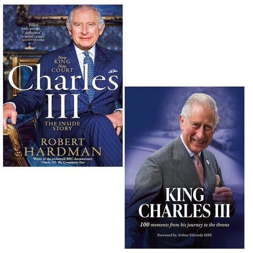 King Charles III Arthur Edwards (HB), Charles III New King New Court 2 Books Set - The Book Bundle