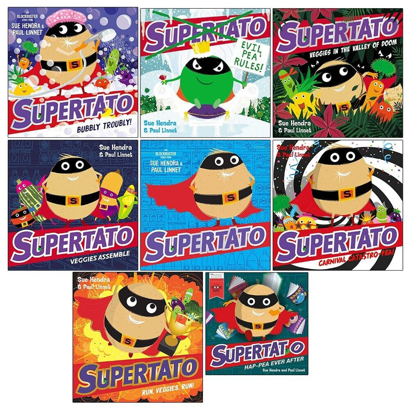 Supertato Series 8 Books Collection Set By Sue Hendra & Paul Linnet - The Book Bundle