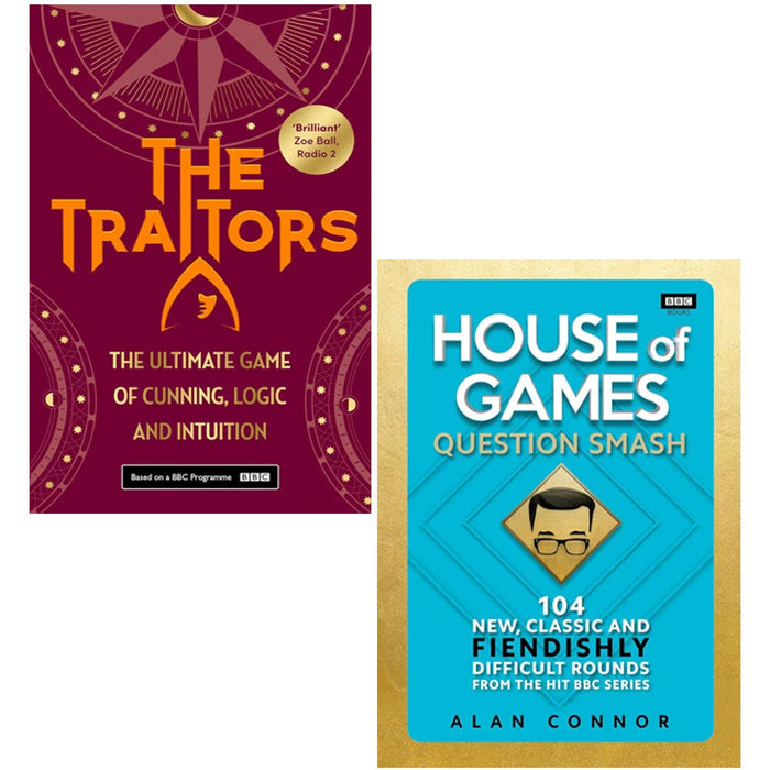 Alan Conno 2 Bokks Collection Set The Traitors [Hardcove],House of Games - The Book Bundle
