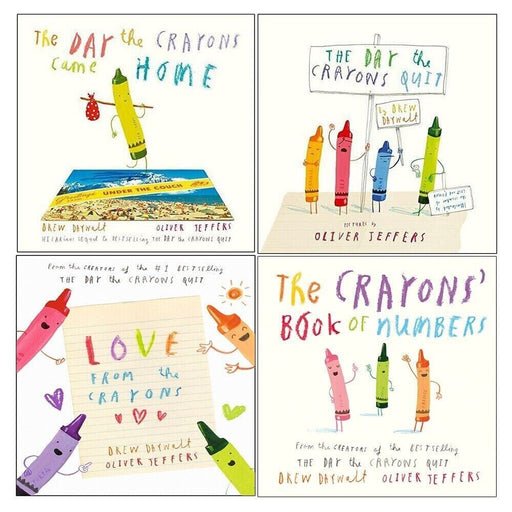 The Crayons Collection 4 Books Set By Drew Daywalt & Oliver Jeffers - The Book Bundle