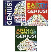 A Quiz Encyclopedia to Boost Your Brain Genius Knowledge 3 Books Collection Set (General Knowledge Genius!, Animal Knowledge Genius!, Earth Knowledge Genius!) - The Book Bundle