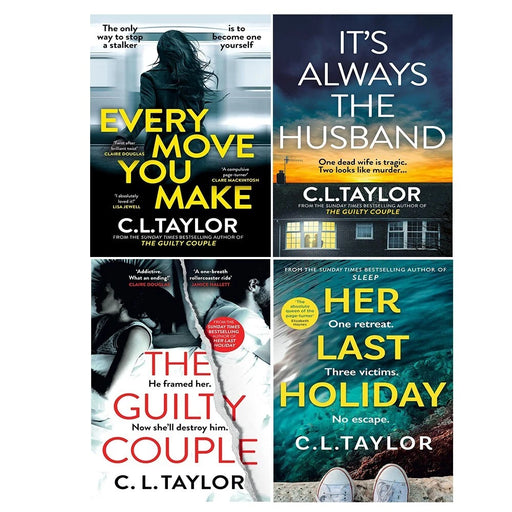 C.L. Taylor Collection 4 Books Set (Every Move You Make, It’s Always the Husband) - The Book Bundle