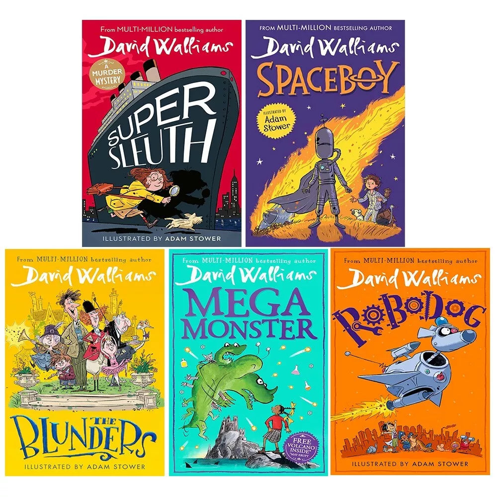 David Walliams Collection 5 Books Set (Super Sleuth, Robodog