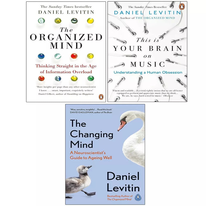 Daniel Levitin Collection 3 Books Set (Changing Mind, Organized Mind,This is You) - The Book Bundle
