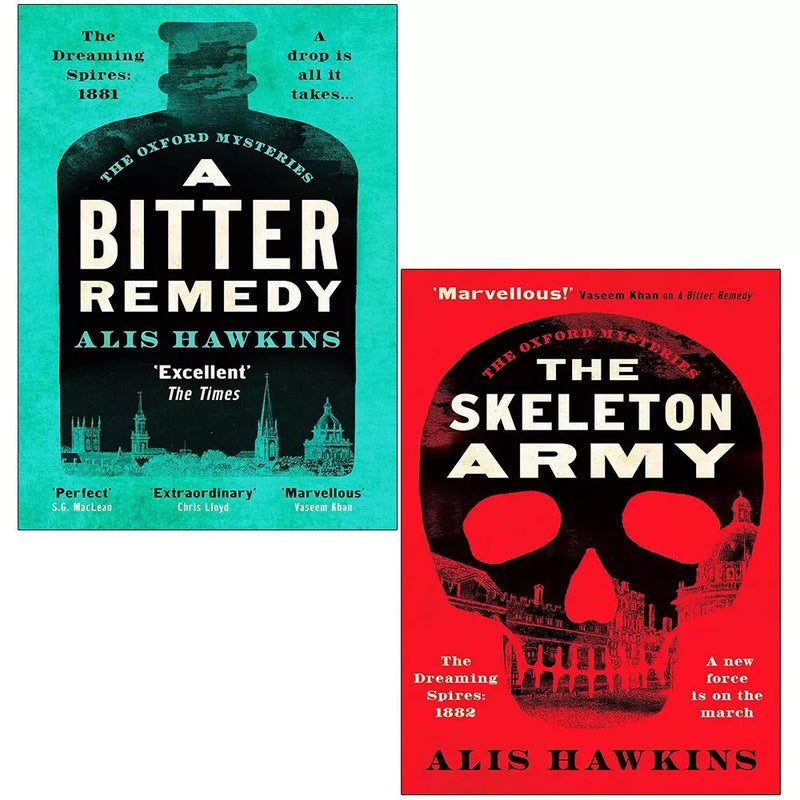 Oxford Mysteries Series Collection 2 Books Set by Alis Hawkins Skeleton Army - The Book Bundle