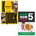 K-Quick Korean Food 30 Minutes (HB), Nom Nom Italy In 5 Ingredients 2 Books Set - The Book Bundle
