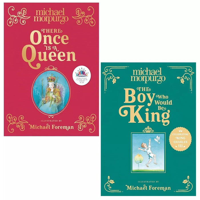 Michael Morpurgo Collection 2 Books Set (There Once is Queen,Boy Who Would BeKing) (HB) - The Book Bundle