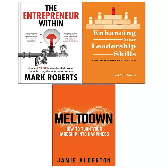 Entrepreneur Within (HB), Meltdown, Enhancing Your Leadership Skills 3 Books Set - The Book Bundle