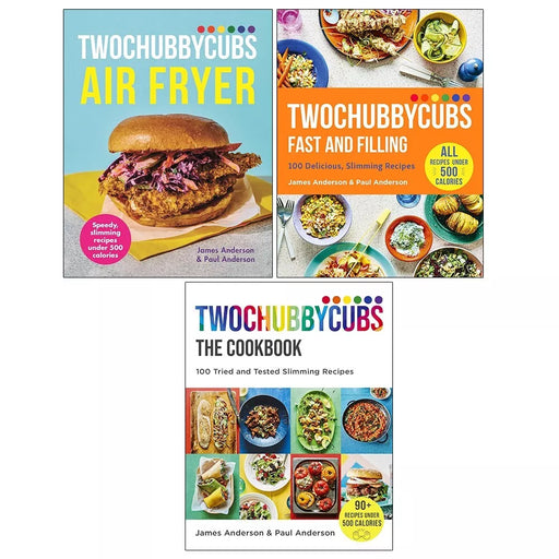 James Anderson Collection 3 Books Set Twochubbycubs Fast and Filling, Air Fryer - The Book Bundle