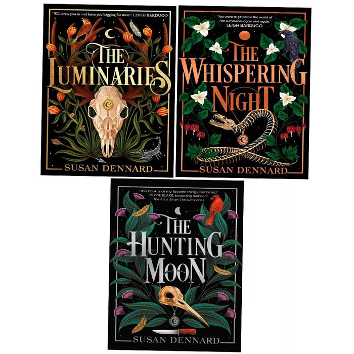 Luminaries Series Collection 3 Books Set by Susan Dennard Hunting Moon,Whisperin - The Book Bundle