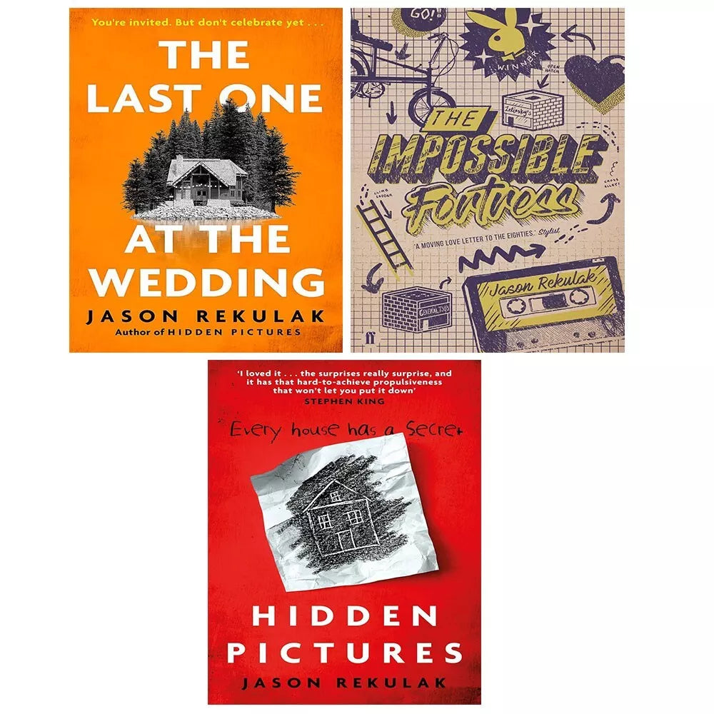 Jason Rekulak 3 Books Collection Set Hidden Pictures, Last One at Wedd ...