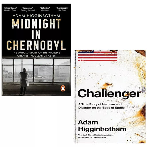 Adam Higginbotham Collection 2 Books Set Midnight in Chernobyl, Challenger (HB) - The Book Bundle