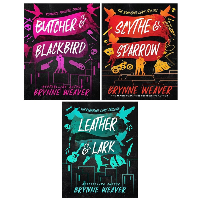Ruinous Love Trilogy 3 Books Collection Set by Brynne Weaver (Butcher Blackbird) - The Book Bundle