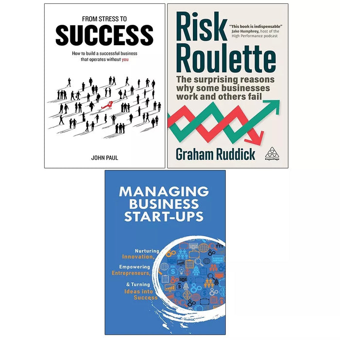 Risk Roulette, From Stress to Success, Managing Business Start-Ups 3 Books Set - The Book Bundle