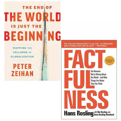 End of the World Is Just the Beginning, Factfulness Hans Rosling 2 Books Set HB - The Book Bundle
