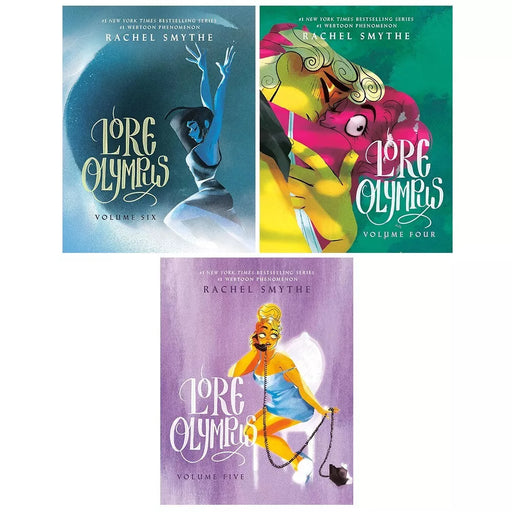 Lore Olympus illustrated 3 Books Set by Rachel Smythe (Volume 4-6) - The Book Bundle