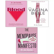 Dr Jennifer Gunter Collection 3 Books Set Blood,Menopause Manifesto,Vagina Bible - The Book Bundle