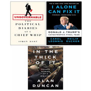 Ungovernable,In the Thick of It,I Alone Can Fix It Carol Leonnig 3 Books Set HB - The Book Bundle