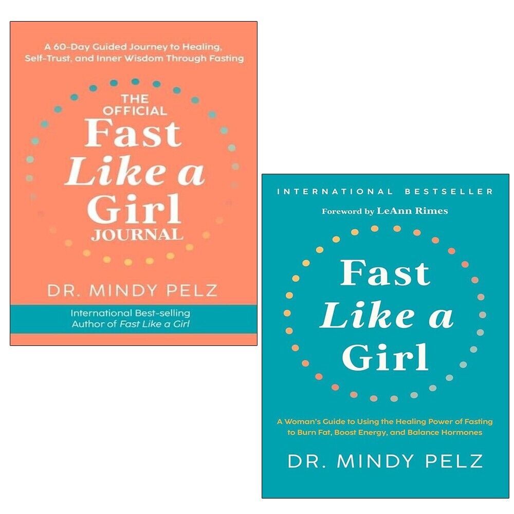 Dr. Mindy Pelz Collection 2 Books Set (Fast Like a Girl, Official Fast ...