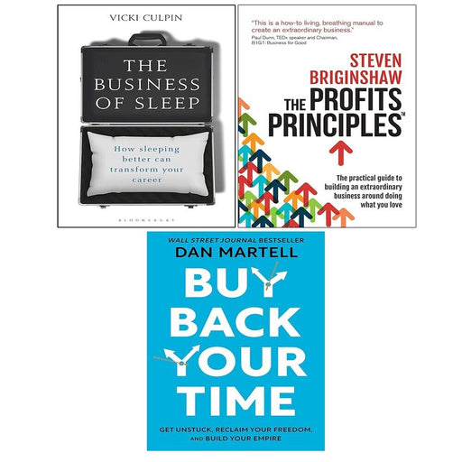Business of Sleep (HB),Profits Principles, Buy Back Your Time (HB) 3 Books Set - The Book Bundle